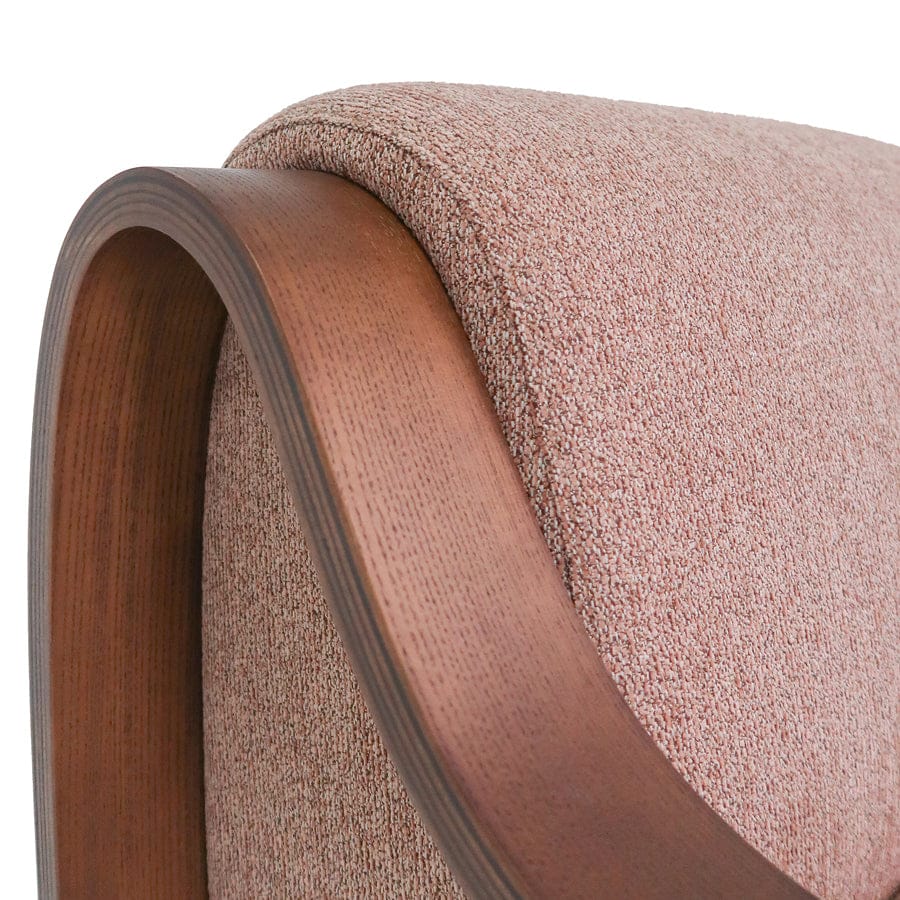 Hadley Arm Chair Blush By Black Mango