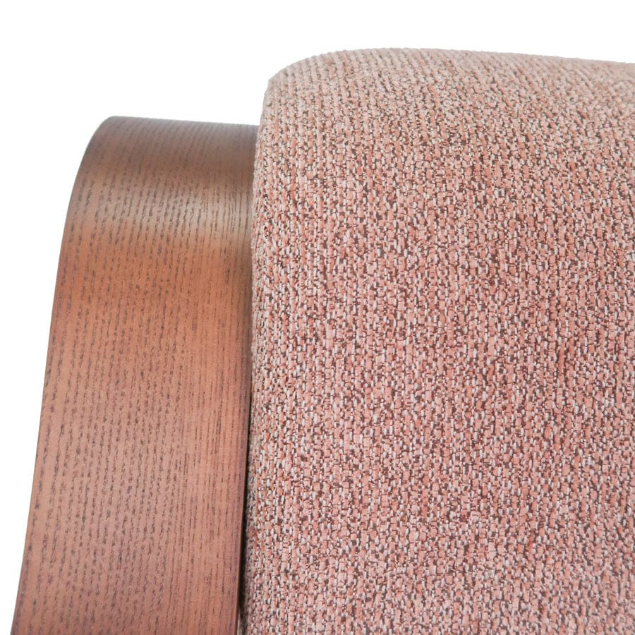 Hadley Arm Chair Blush By Black Mango