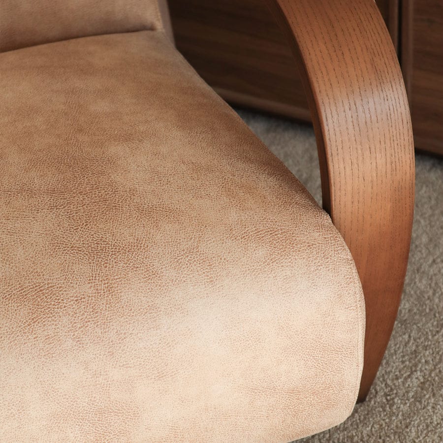 Hadley Arm Chair Fawn By Black Mango