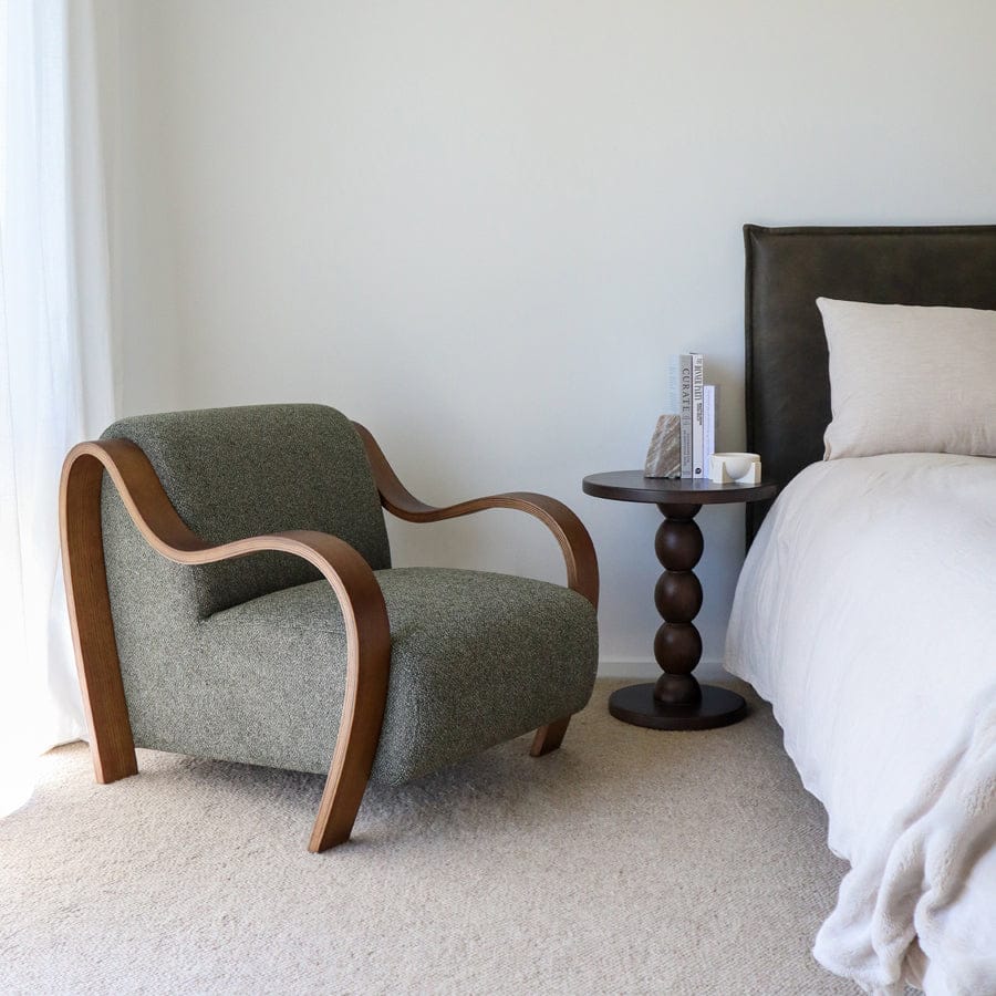 Hadley Arm Chair Forest By Black Mango