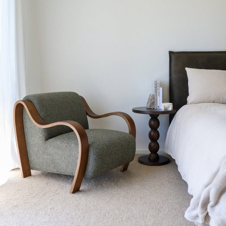 Hadley Arm Chair Forest By Black Mango