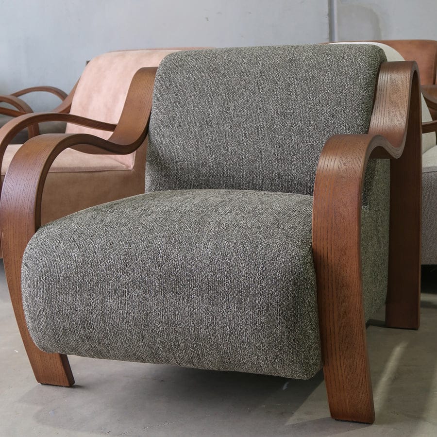 Hadley Arm Chair Forest By Black Mango
