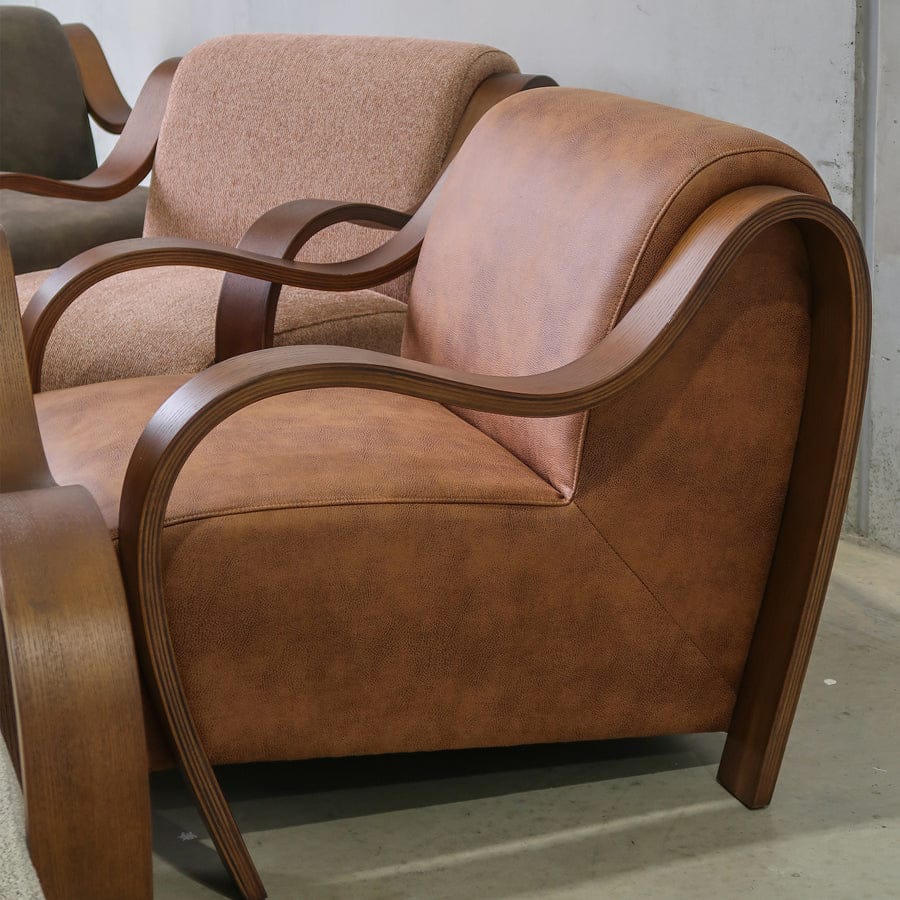Hadley Arm Chair Tan By Black Mango