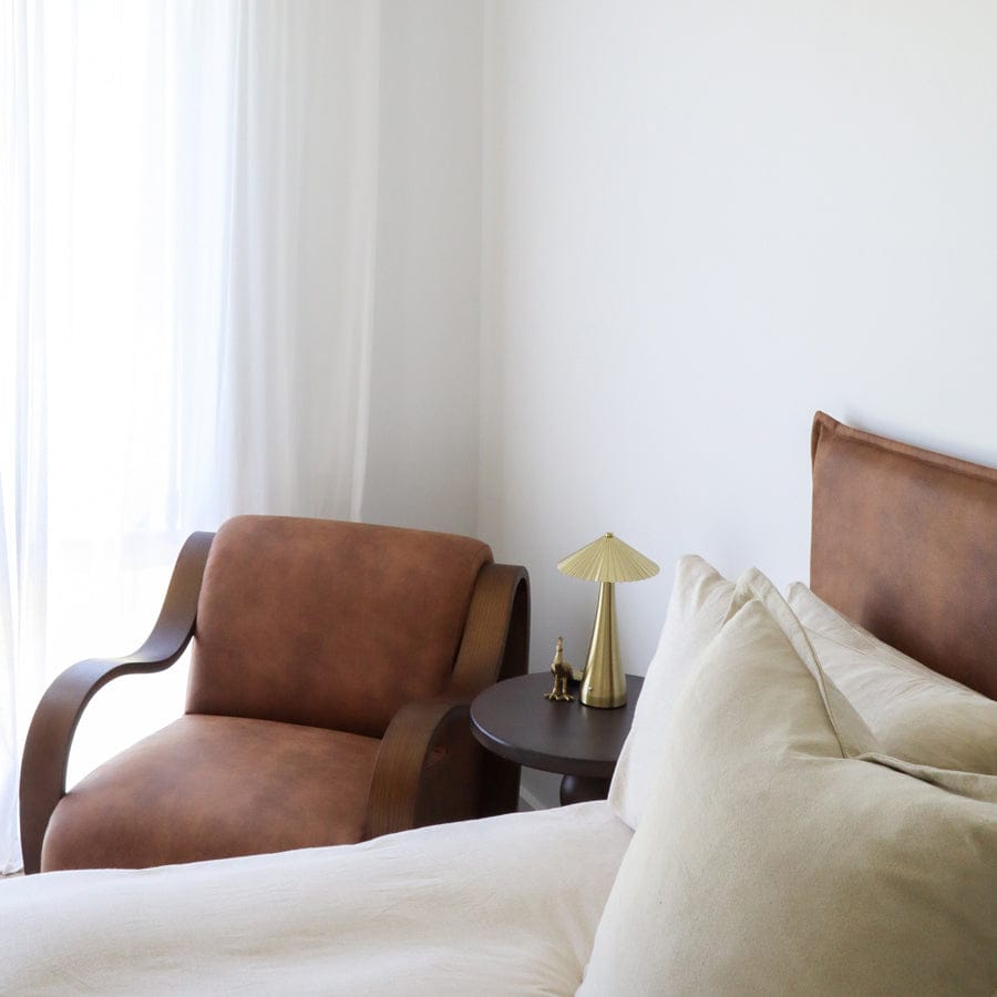 Hadley Arm Chair Tan By Black Mango