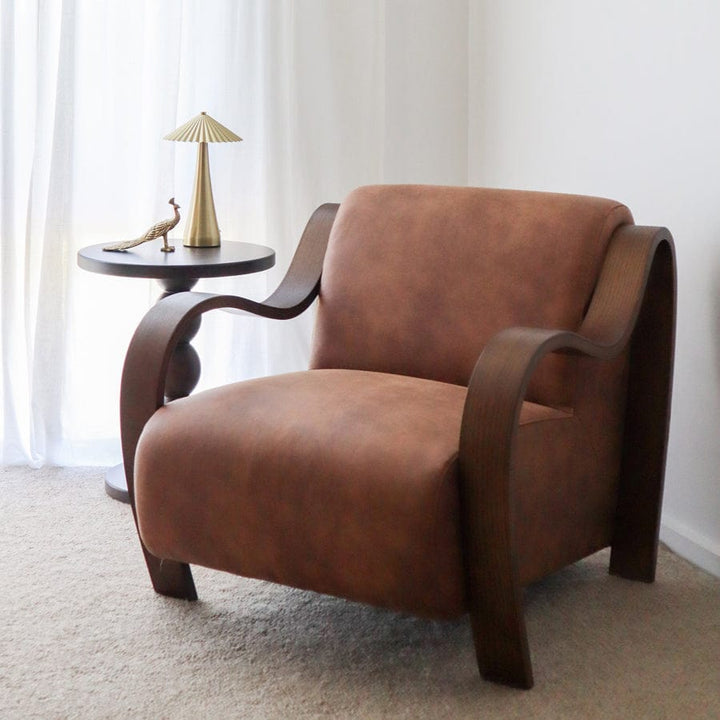 Hadley Arm Chair Tan By Black Mango