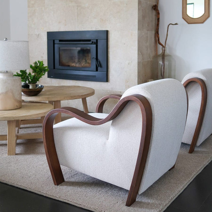 Hadley Arm Chair Tusk By Black Mango