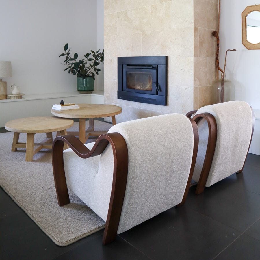 Hadley Arm Chair Tusk By Black Mango