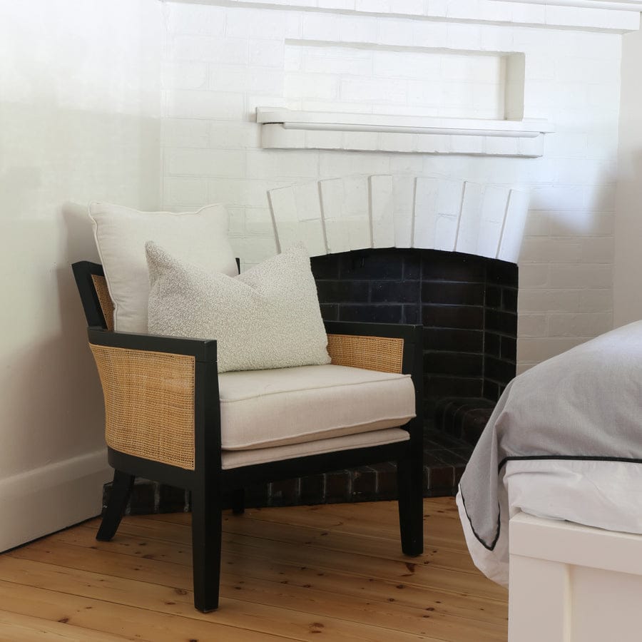 Hampton Club Chair Black By Black Mango Interiors