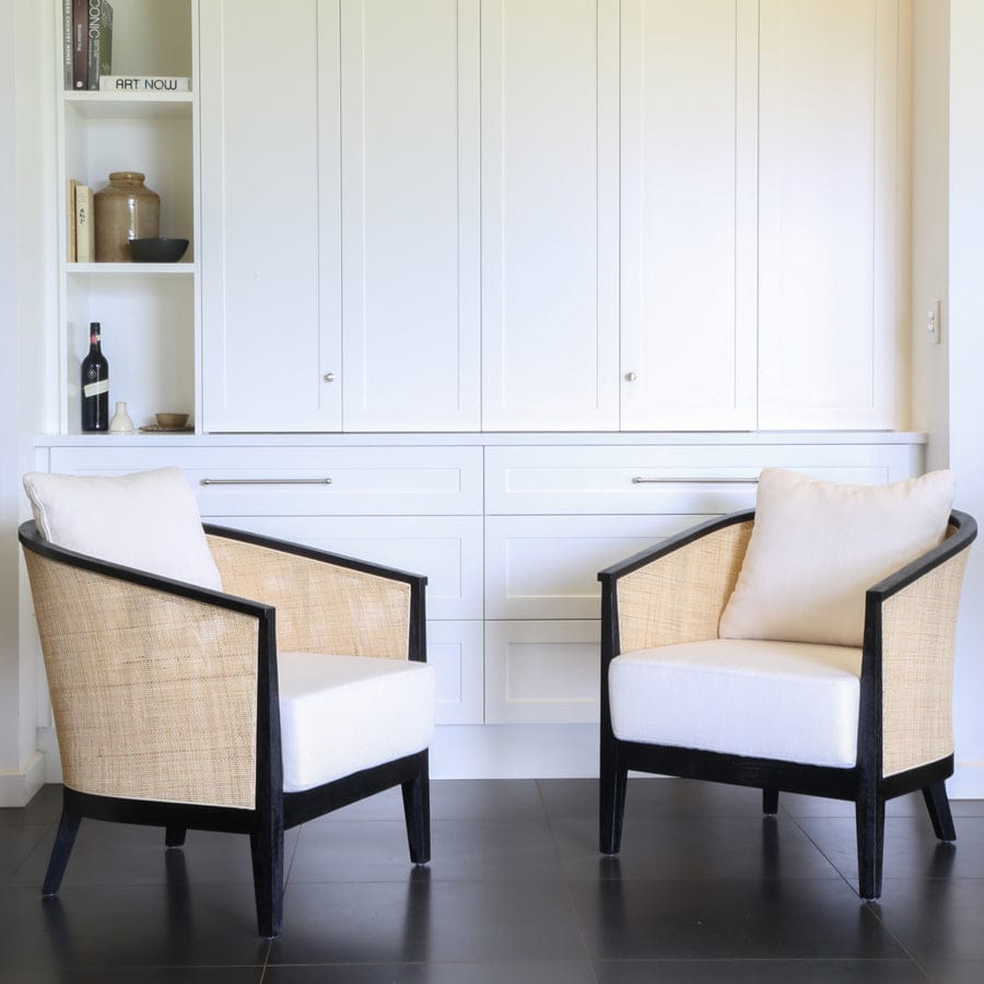 Hampton Tub Chair Black Black Mango Interiors