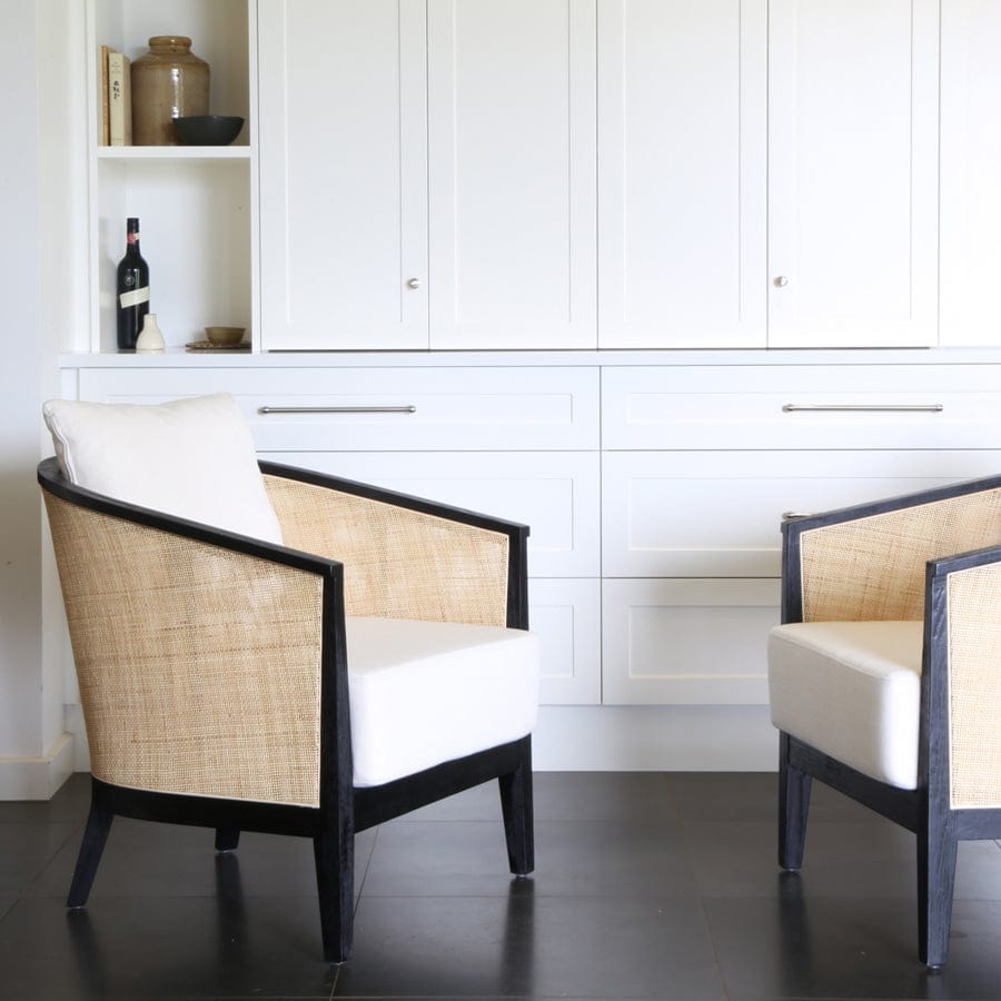 Hampton Tub Chair Black Black Mango Interiors