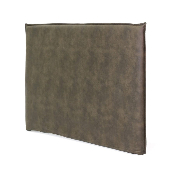 Juno Bedhead with Leatherette Slipcover Double Size Brunswick By Black Mango Interiors