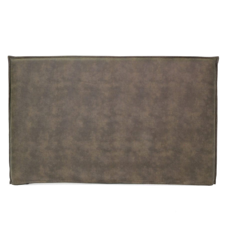 Juno Bedhead with Leatherette Slipcover King Size Brusnwick By Black Mango Interiors