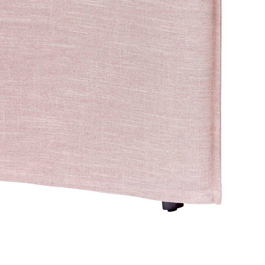 Juno Bedhead with Slipcover Double Size Dusty Pink By Black Mango