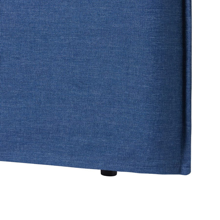 Juno Bedhead with Slipcover Double Size Navy By Black Mango