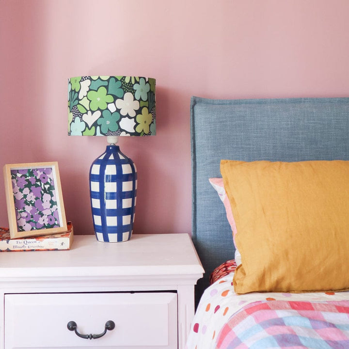 Juno Bedhead with Slipcover Double Size Sky By Black Mango Interiors