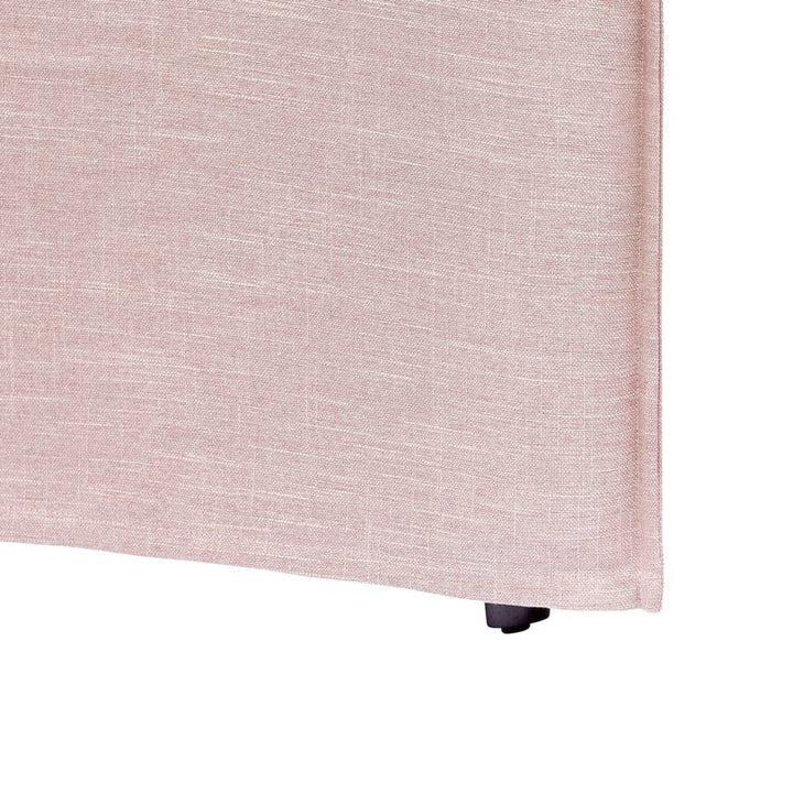 Juno Bedhead with Slipcover King Single Size Dusty Pink By Black Mango