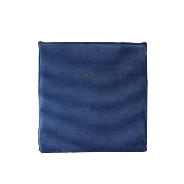 Juno Bedhead with Slipcover King Single Size Navy Corduroy By Black Mango