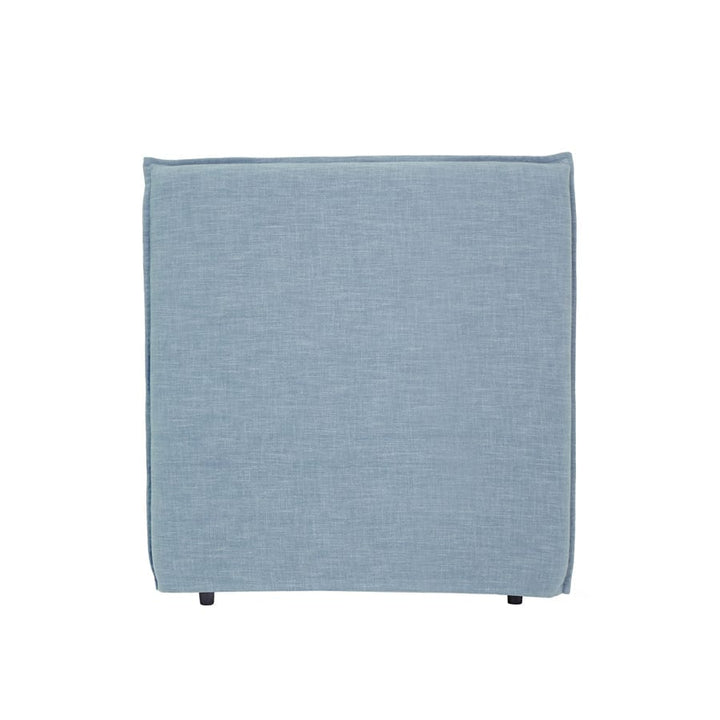 Juno Bedhead with Slipcover King Single Size Sky By Black Mango Interiors