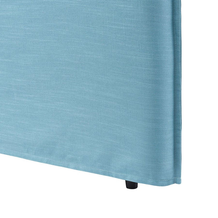 Juno Bedhead with Slipcover King Single Size Teal By Black Mango