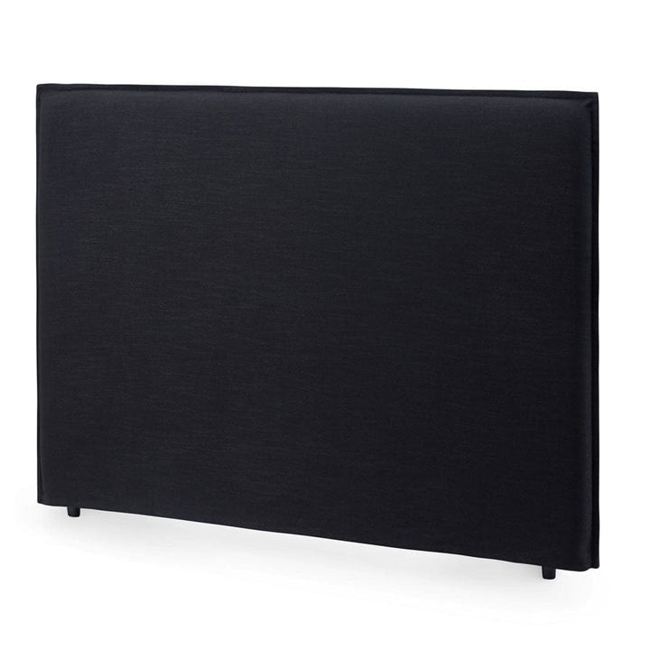 Juno Bedhead with Slipcover King Size Black By Black Mango