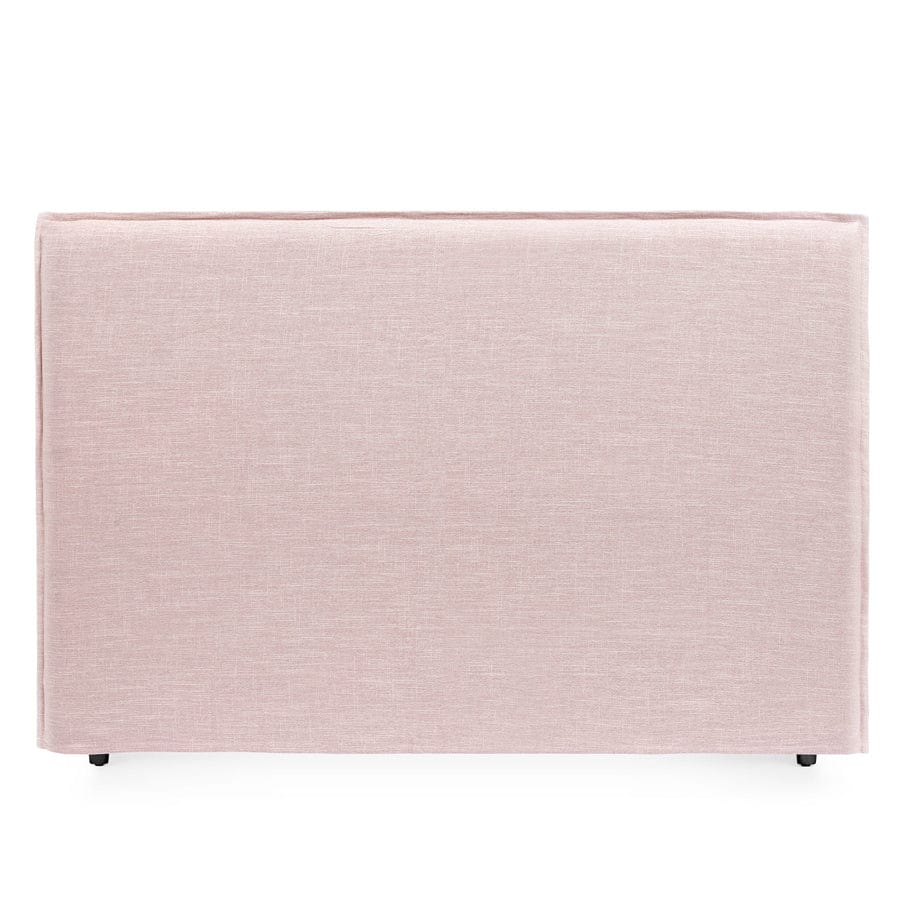 Juno Bedhead with Slipcover King Size Dusty Pink By Black Mango