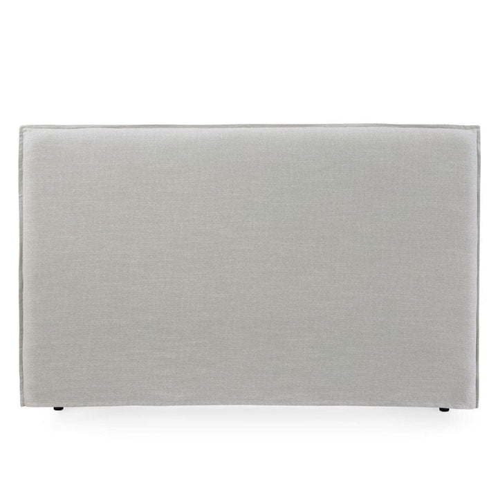 Juno Bedhead with Slipcover King Size Taupe By Black Mango