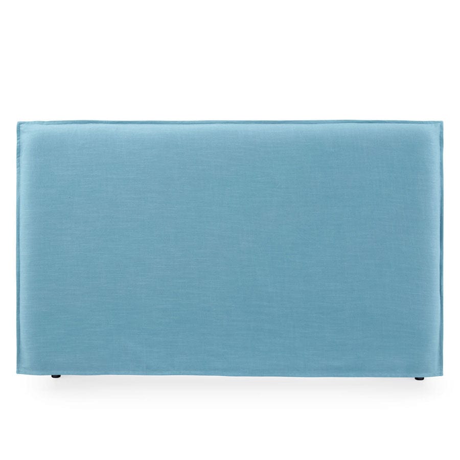 Juno Bedhead with Slipcover King Size Teal By Black Mango