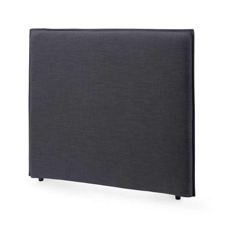 Juno Bedhead with Slipcover Queen Size Charcoal By Black Mango