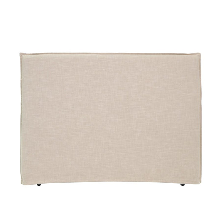Juno Bedhead with Slipcover Queen Size Linen By Black Mango Interiors
