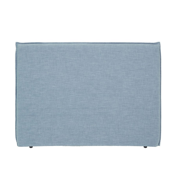 Juno Bedhead with Slipcover Queen Size Sky By Black Mango Interiors