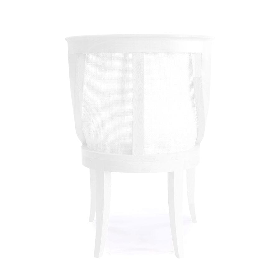Madrid  Dining Chair White By Black Mango