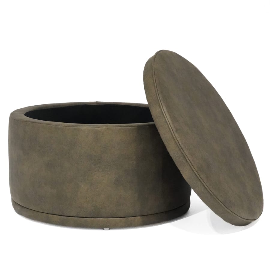 Mae Storage Ottoman Large Brunswick By Black Mango Interiors