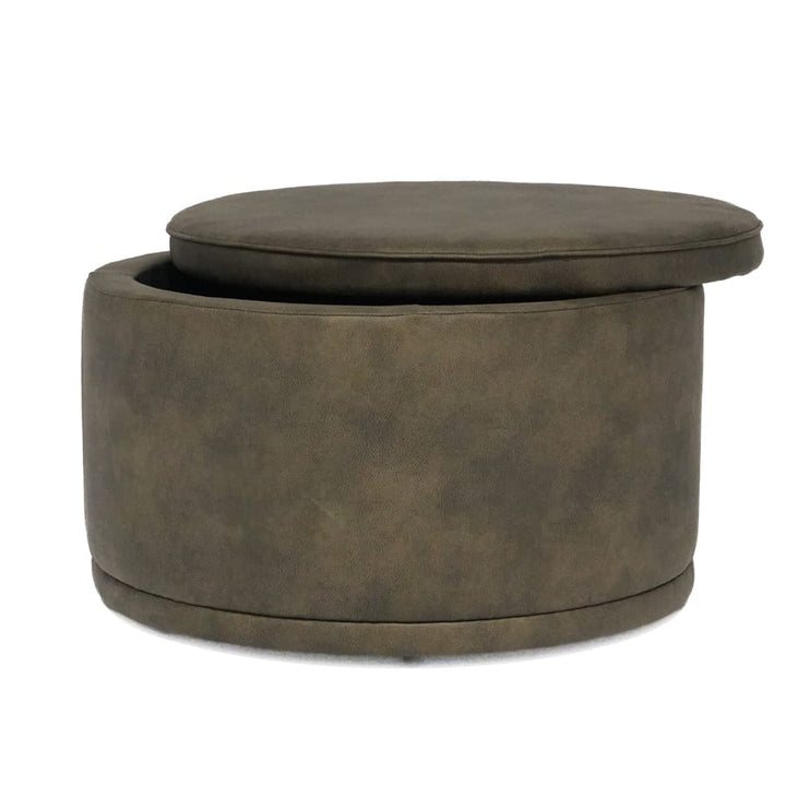 Mae Storage Ottoman Large Brunswick By Black Mango Interiors