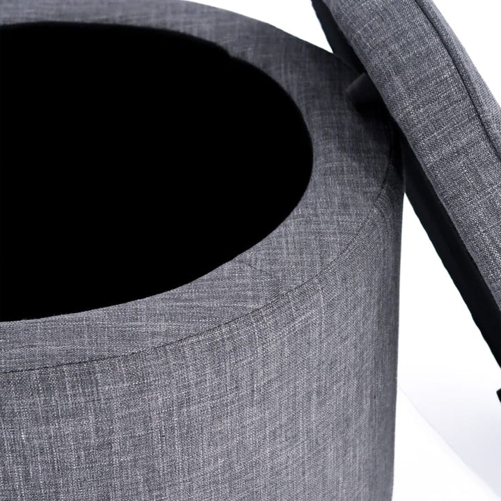 Mae Storage Ottoman Large Charcoal By Black Mango Interiors