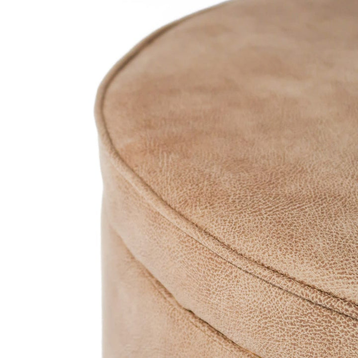 Mae Storage Ottoman Large Fawn By Black Mango Interiors