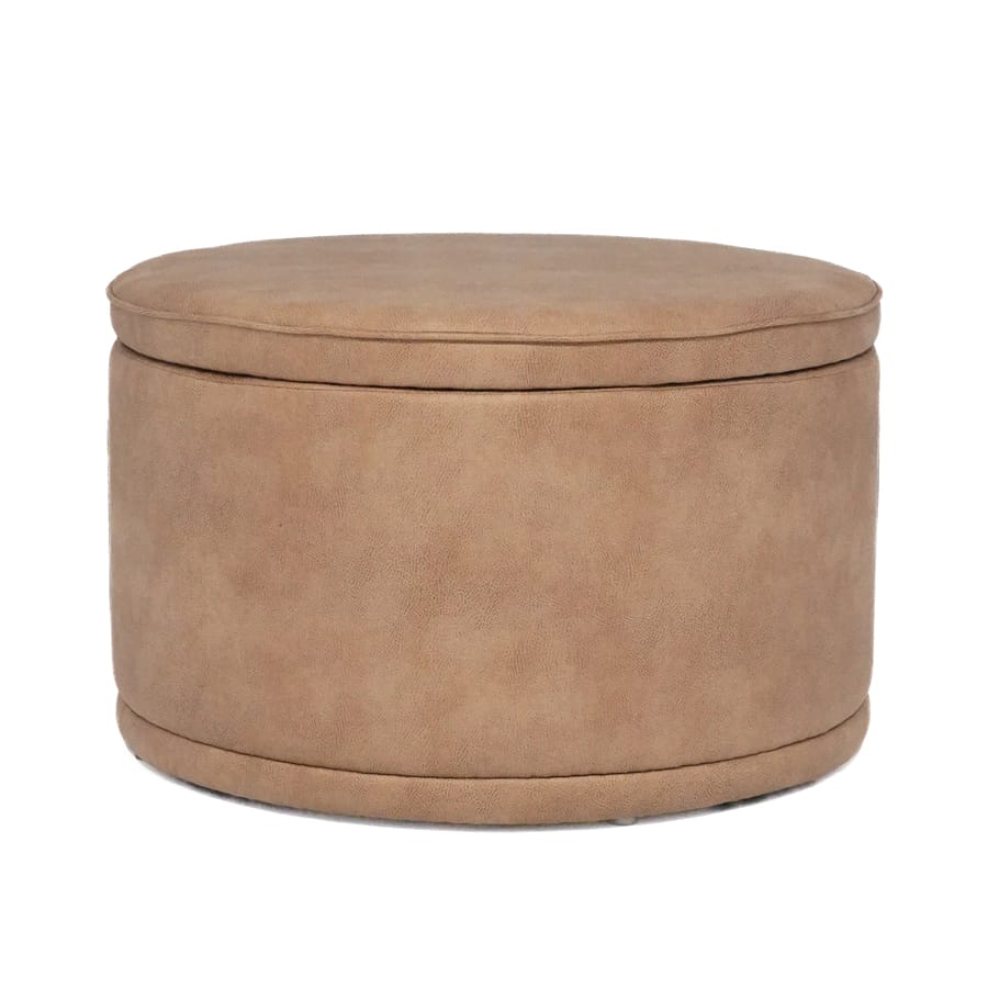 Mae Storage Ottoman Large Fawn By Black Mango Interiors