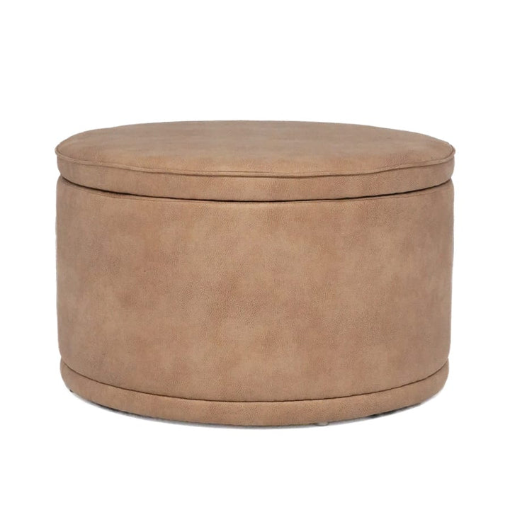 Mae Storage Ottoman Large Fawn By Black Mango Interiors