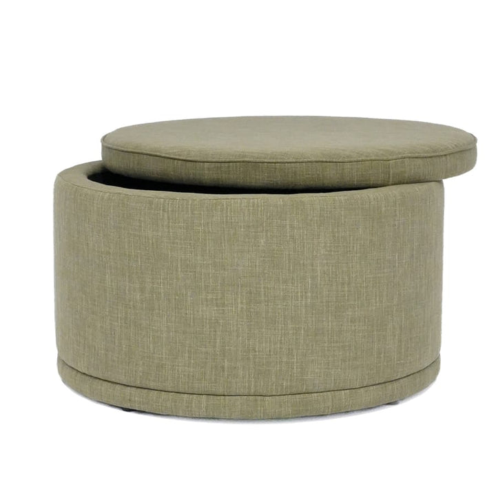 Mae Storage Ottoman Large Olive By Black Mango Interiors