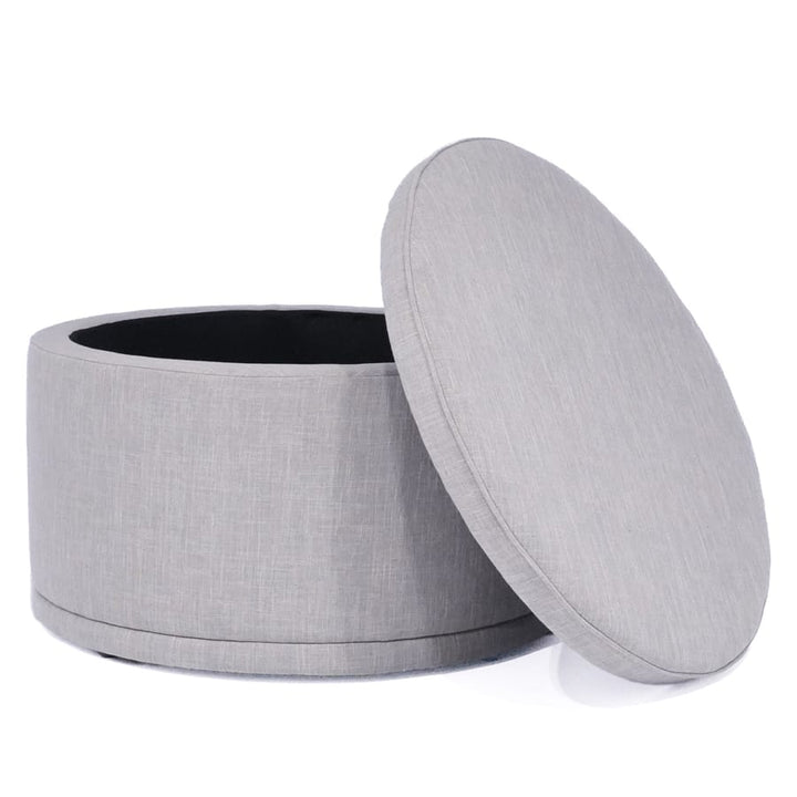 Mae Storage Ottoman Large Steel By Black Mango Interiors
