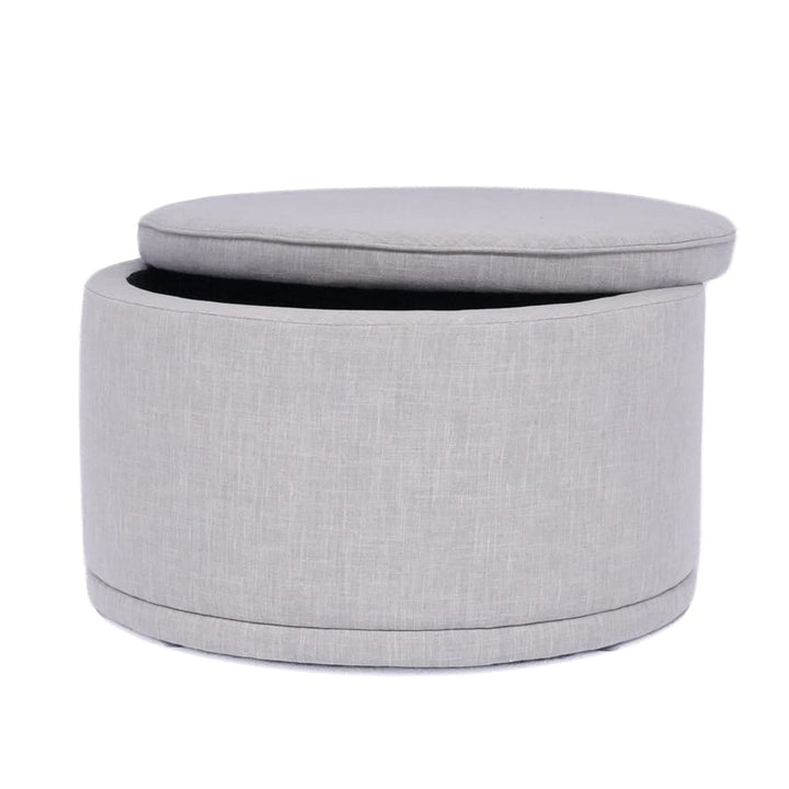 Mae Storage Ottoman Large Steel By Black Mango Interiors