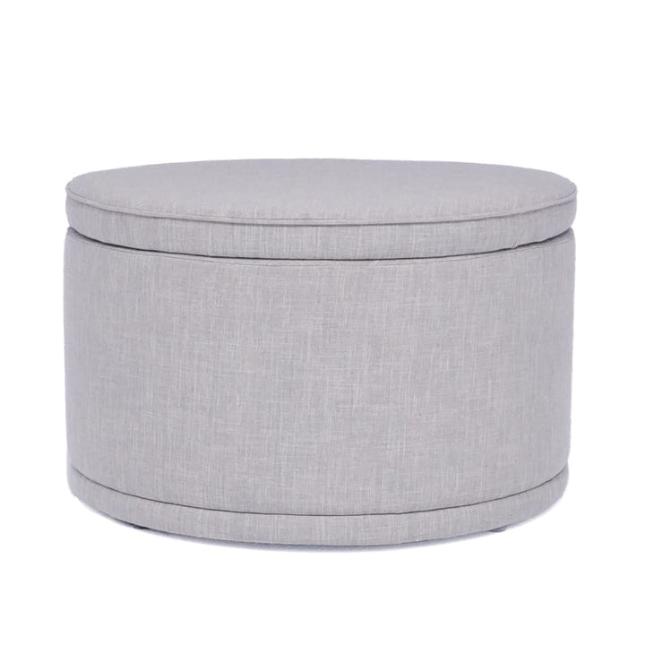 Mae Storage Ottoman Large Steel By Black Mango Interiors