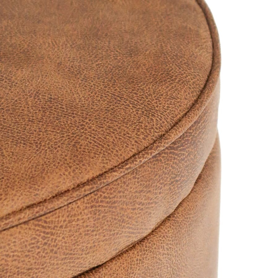 Mae Storage Ottoman Large Tan By Black Mango Interiors