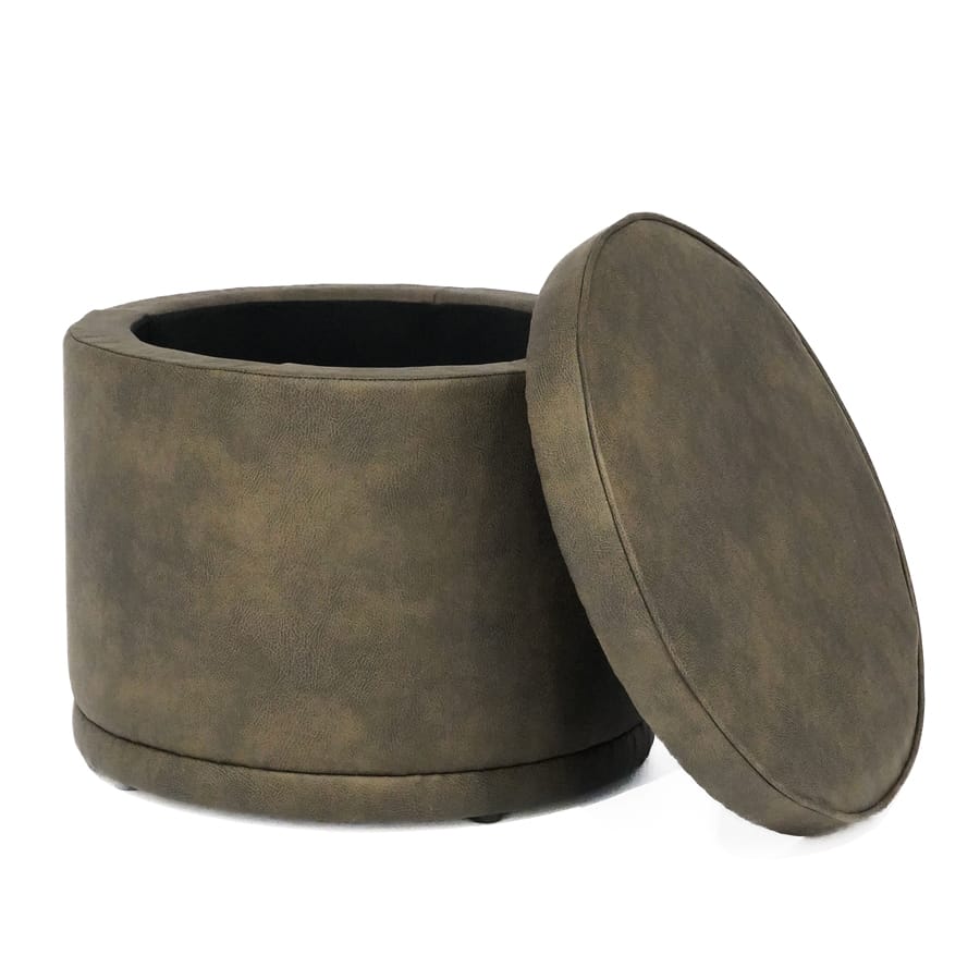 Mae Storage Ottoman Small Brunswick By Black Mango Interiors