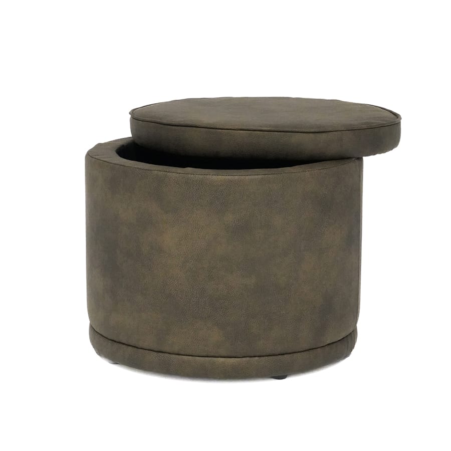 Mae Storage Ottoman Small Brunswick By Black Mango Interiors