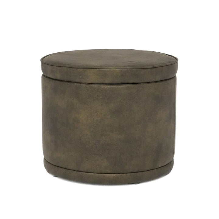 Mae Storage Ottoman Small Brunswick By Black Mango Interiors