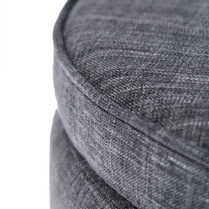 Mae Storage Ottoman Small Charcoal By Black Mango Interiors