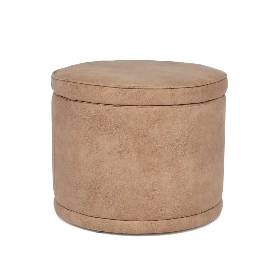 Mae Storage Ottoman Small Fawn By Black Mango Interiors