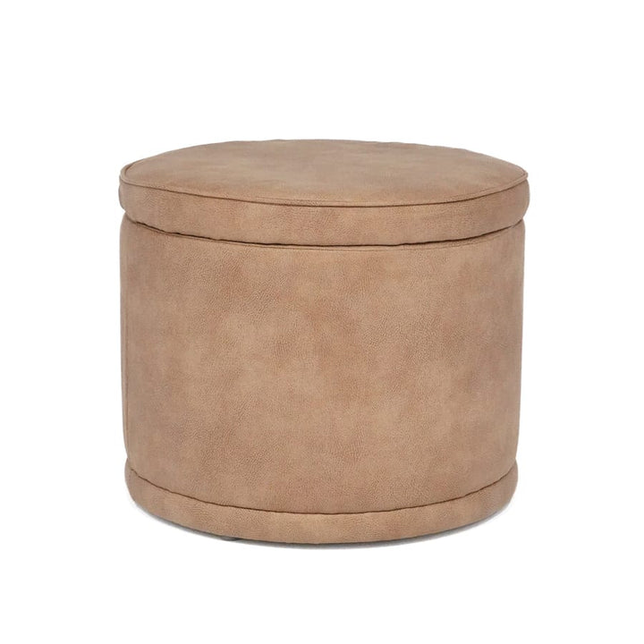 Mae Storage Ottoman Small Fawn By Black Mango Interiors