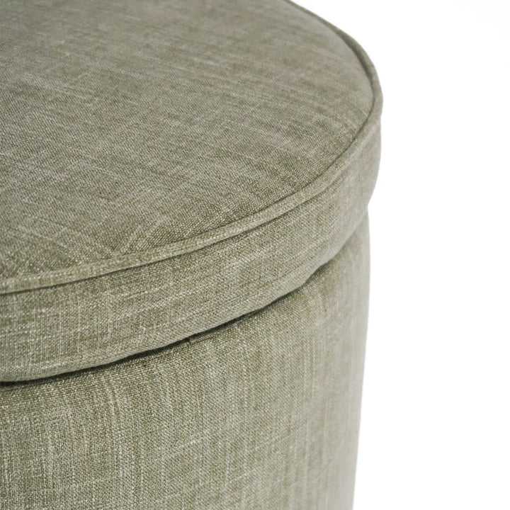 Mae Storage Ottoman Small Olive By Black Mango Interiors