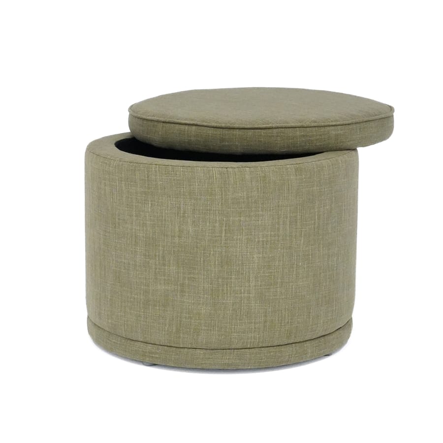 Mae Storage Ottoman Small Olive By Black Mango Interiors